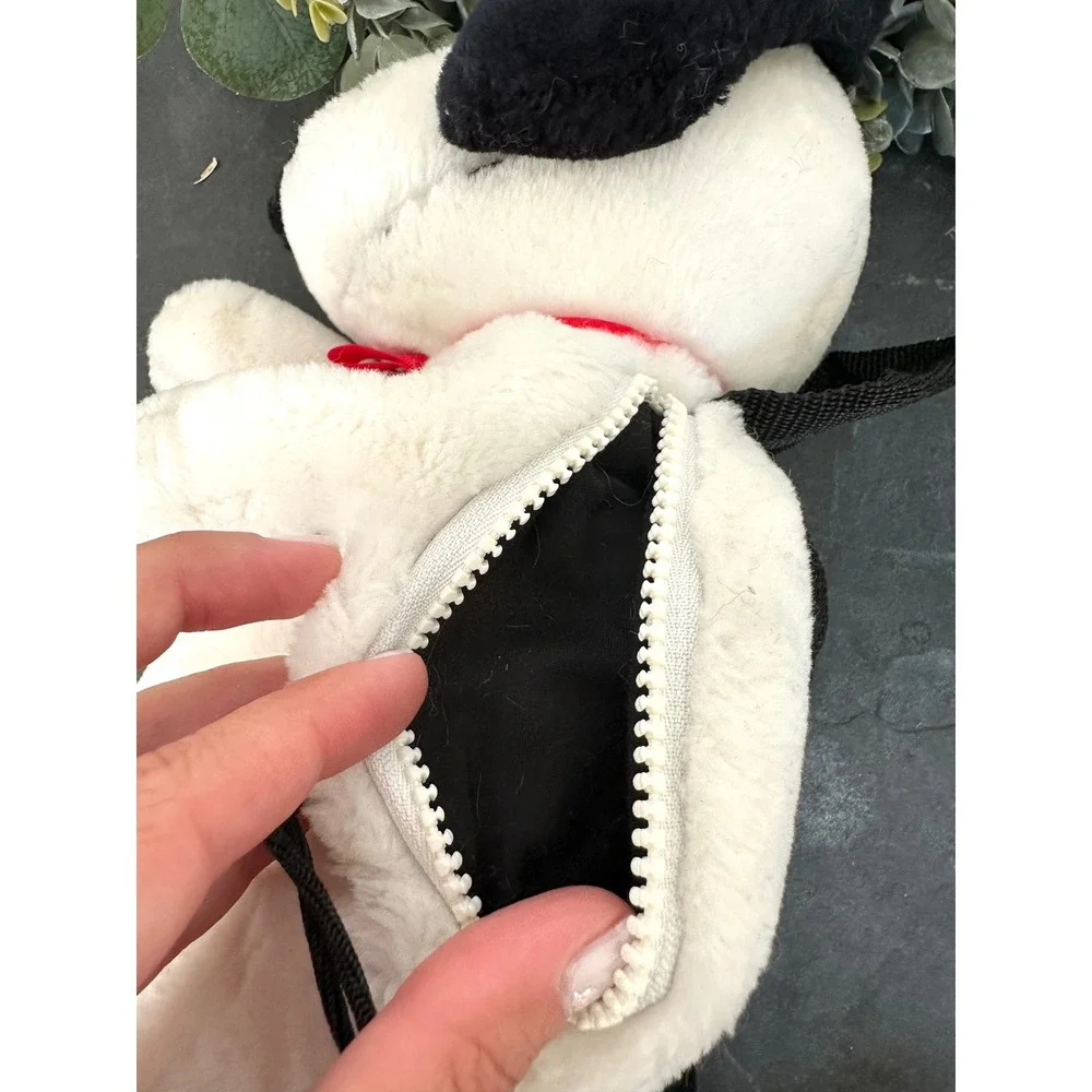 Snoopy Plush backpack purse Peanuts kidcore comic dog vintage adjustable strap